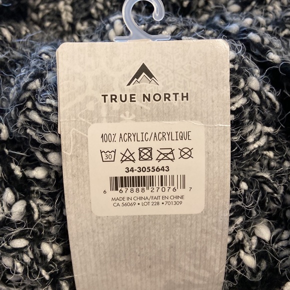 True North Infinity Scarf black and white brand new - Picture 6 of 8